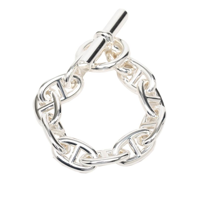 Hermes Chaine D'ancre TGM 10 Links Bracelet Silver