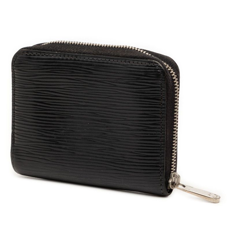 Louis Vuitton Epi Coin Purse Noir Black Leather