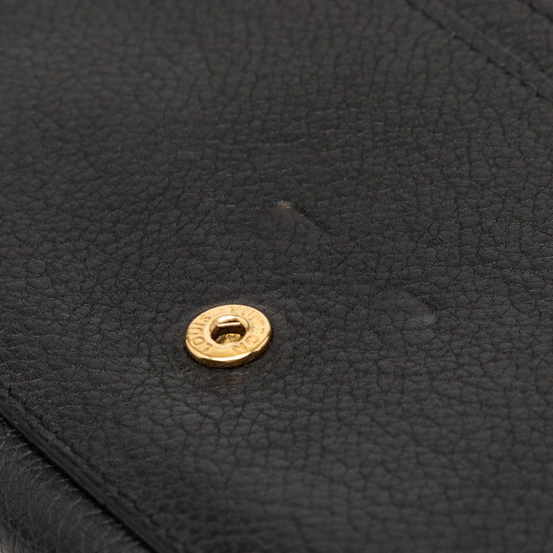 Louis Vuitton Portefeuille Lockme Lvlogo Wallet Black Leather
