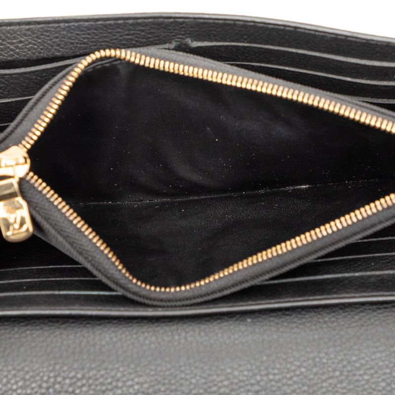 Louis Vuitton Portefeuille Lockme Lvlogo Wallet Black Leather