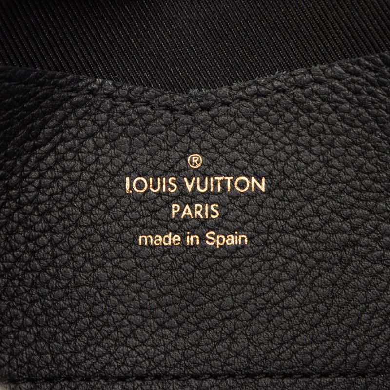 Louis Vuitton Portefeuille Lockme Lvlogo Wallet Black Leather