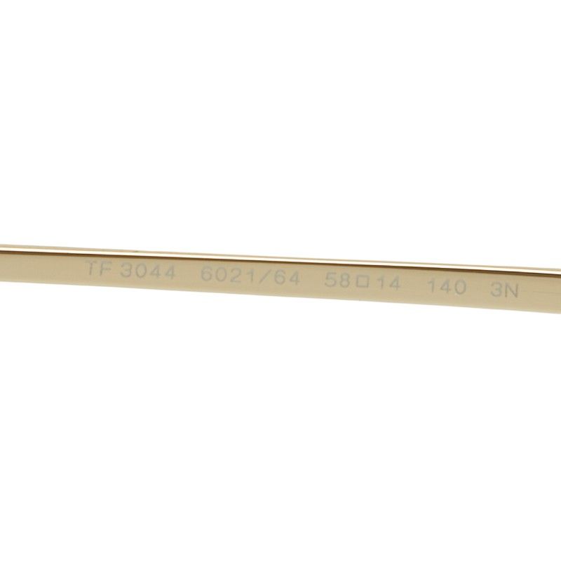 Tiffany & Co Teardrop Sunglasses Brown Gold Plated Eyewear