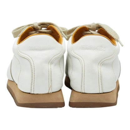 Hermes Quick Sneakers 35.5 White Leather