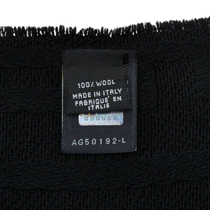 Fendi Fflogo Scarf Black Wool