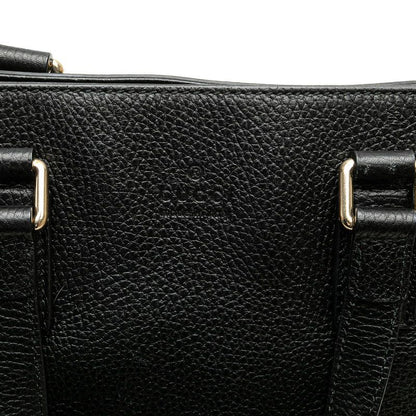 Gucci Bamboo Tassel 2-Way Shoulder Bag Black Leather
