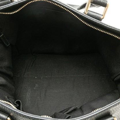 Gucci Bamboo Tassel 2-Way Shoulder Bag Black Leather