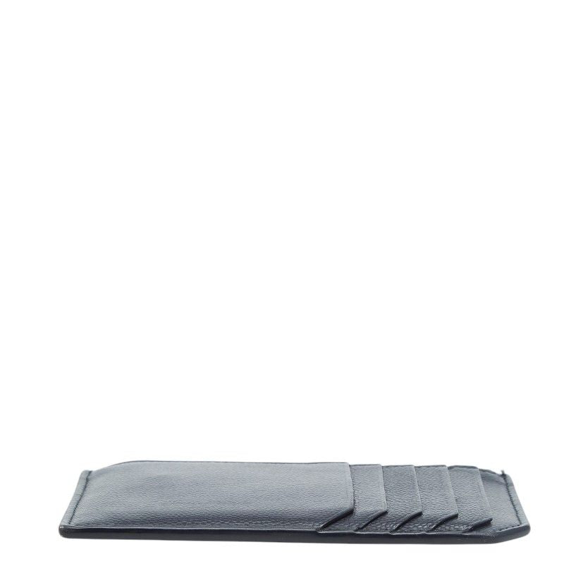 Saint Laurent Card Case Coin Fragment Navy Leather