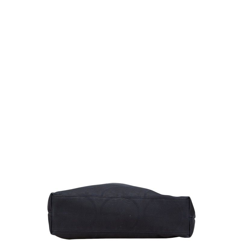 Gucci Glogo Tote Black Canvas