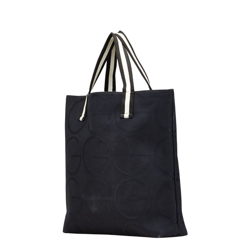 Gucci Glogo Tote Black Canvas