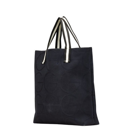 Gucci Glogo Tote Black Canvas