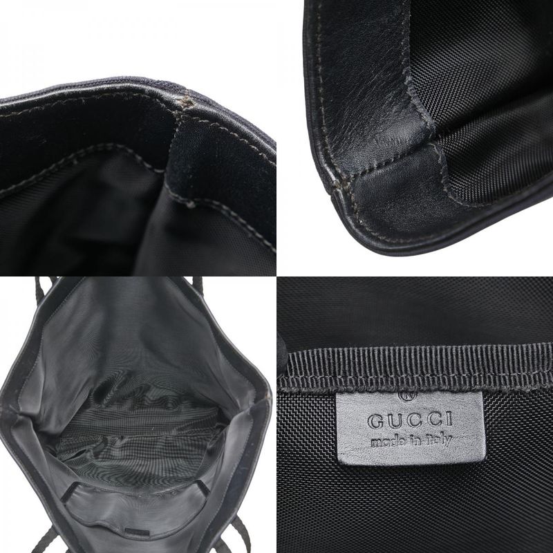 Gucci Glogo Tote Black Canvas