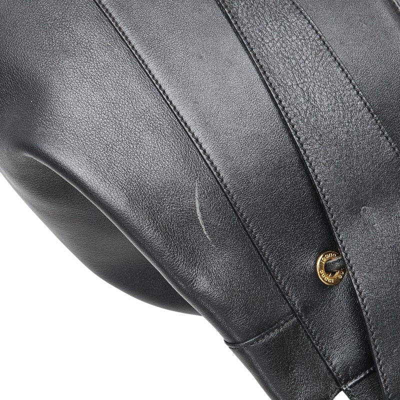 Gucci Bamboo Belt Bag 003 Black Leather