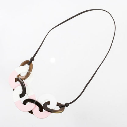 Hermes Necklace Calamba Pink
