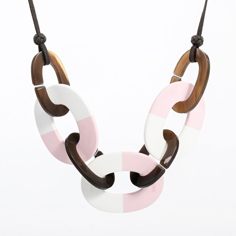 Hermes Necklace Calamba Pink
