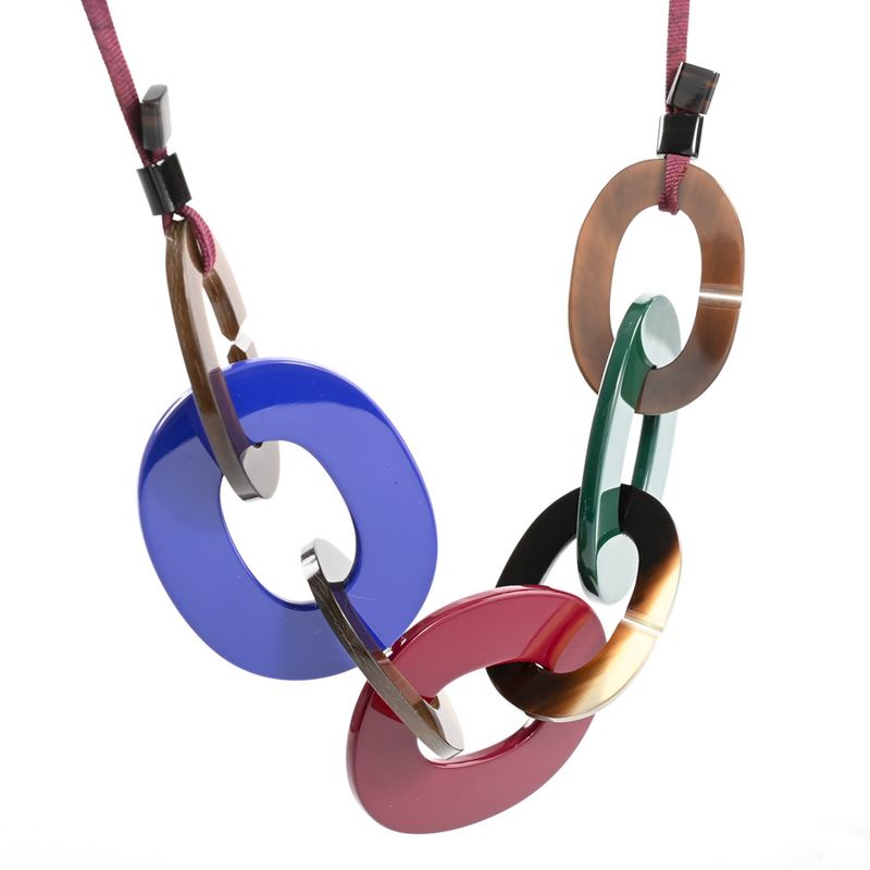 Hermes Necklace Calamba Green