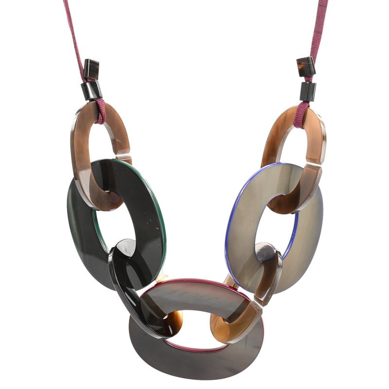Hermes Necklace Calamba Green
