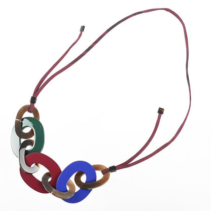 Hermes Necklace Calamba Green