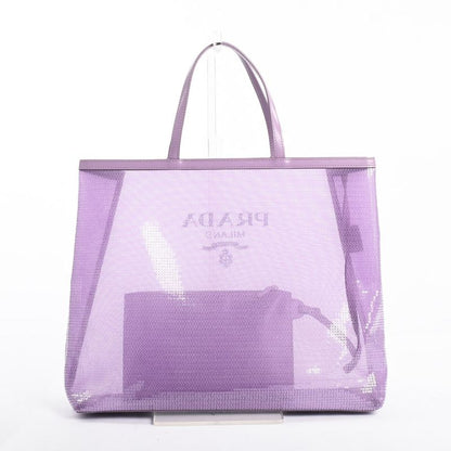 Prada Tote Mesh Totes Purple