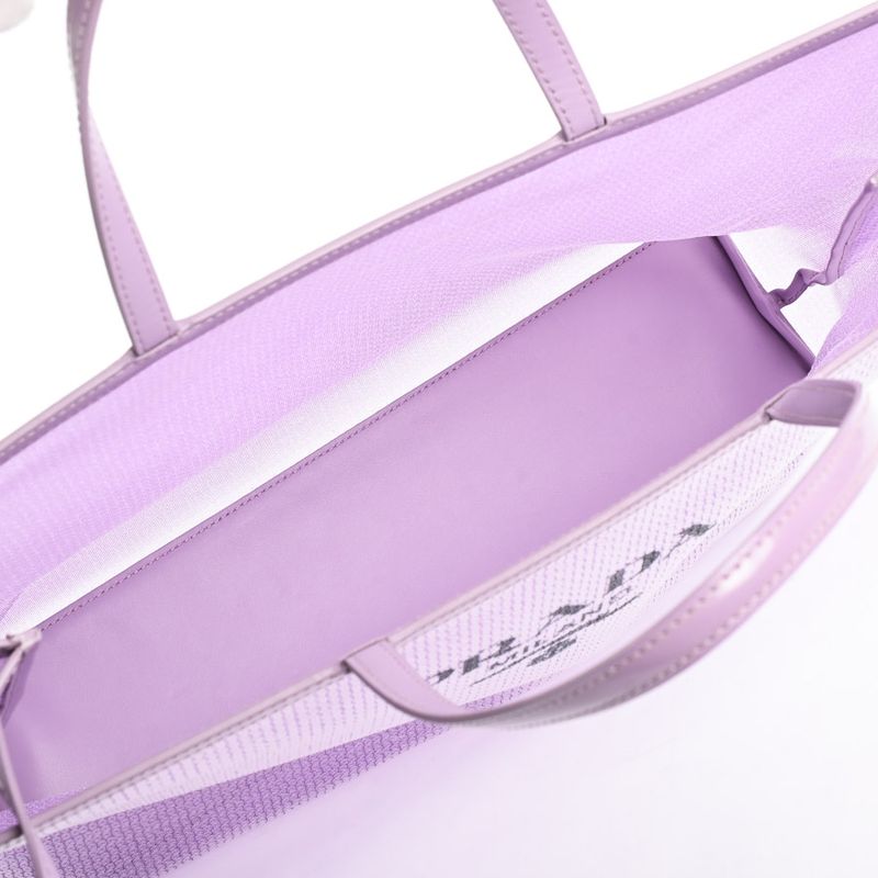 Prada Tote Mesh Totes Purple