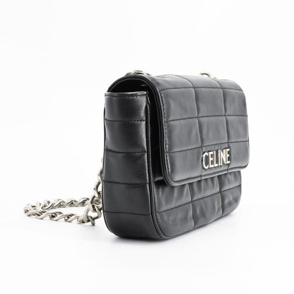 Celine Shoulder Bag Matelasse Monochrome
