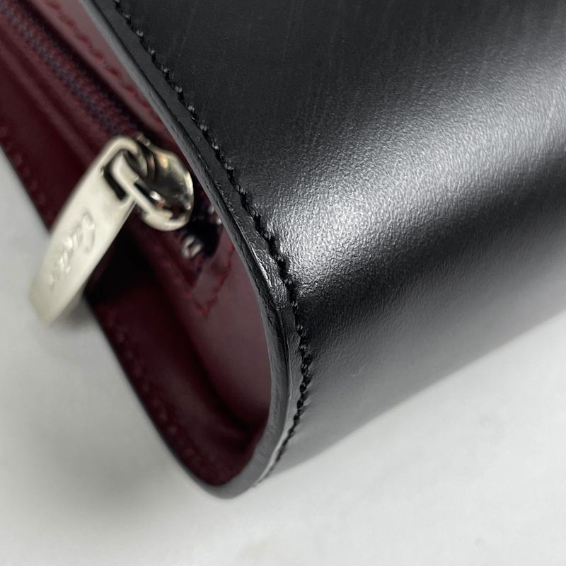 Cartier Logo Handbag Mini Leather Black