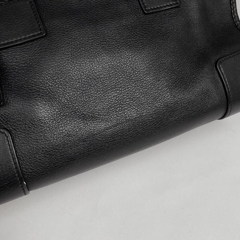 Loewe Amazona 28 2-Way Shoulder Bag Anagram Leather Black