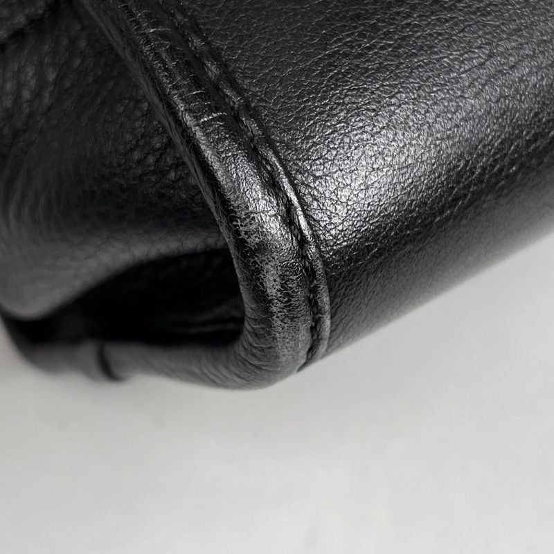 Loewe Amazona 28 2-Way Shoulder Bag Anagram Leather Black