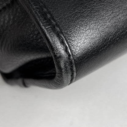 Loewe Amazona 28 2-Way Shoulder Bag Anagram Leather Black