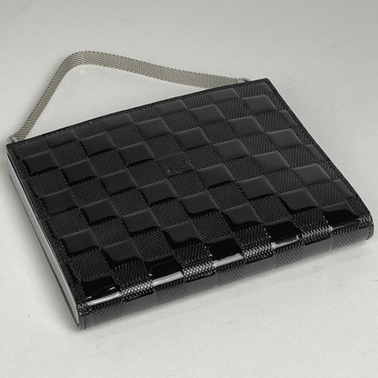 Louis Vuitton Ange MM Enamel Patent Leather Handbag Damier Vernis Noir Black