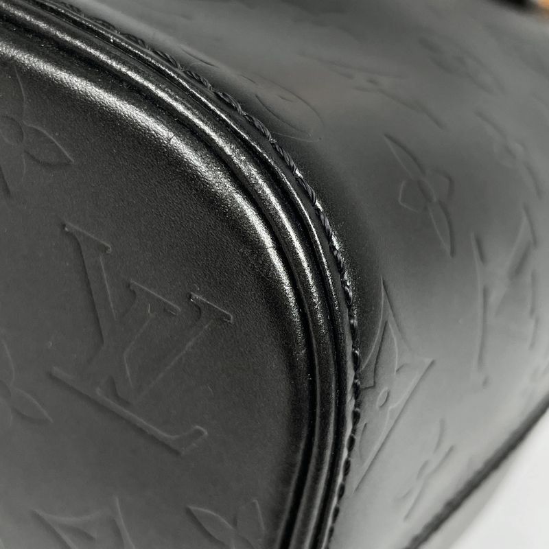 Louis Vuitton Stockton Shoulder Bag Tote Monogram Matte Noir Black
