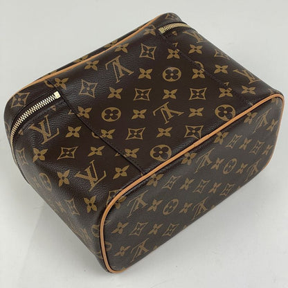 Louis Vuitton Nice BB Handbag Makeup Pouch Monogram Brown