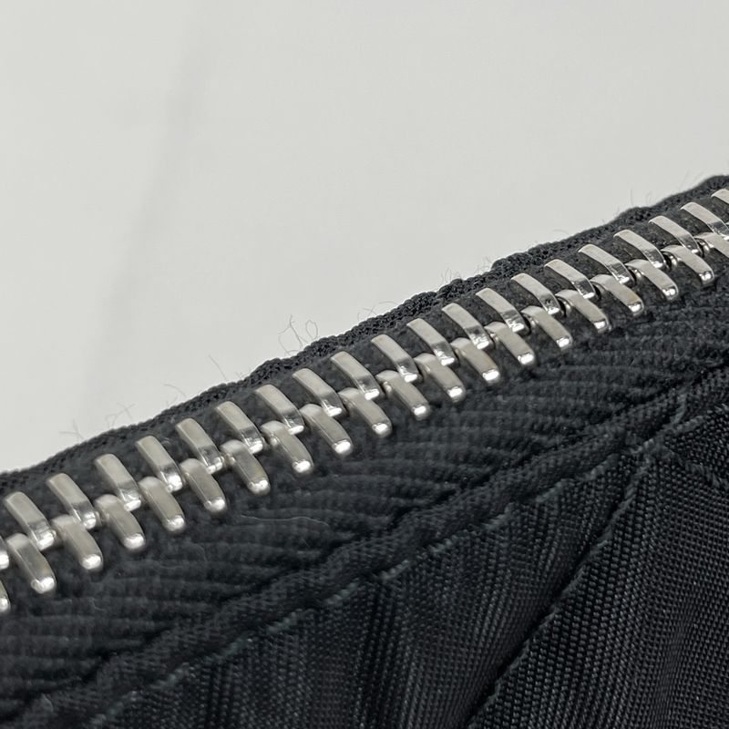 Prada Chain 2-Way Shoulder Bag Quilted Nylon Nero