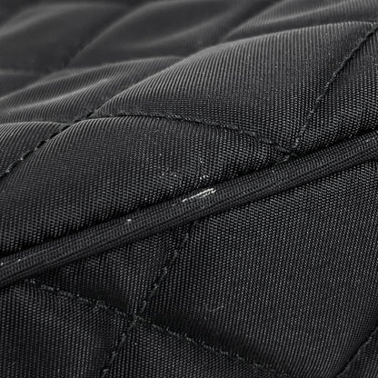 Prada Chain 2-Way Shoulder Bag Quilted Nylon Nero