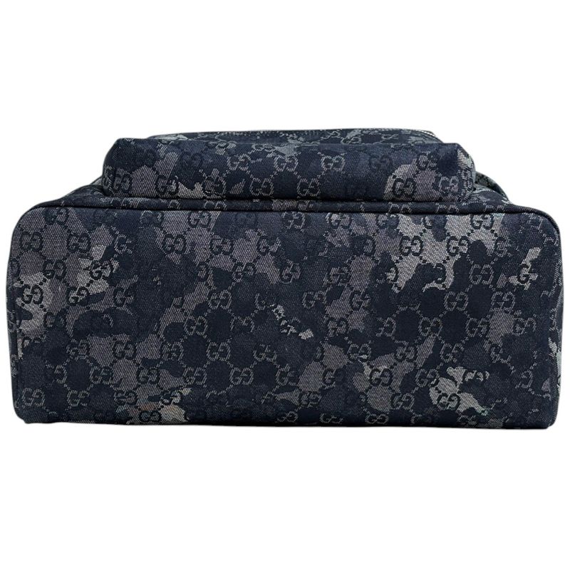 Gucci GG Denim Large Backpack Navy