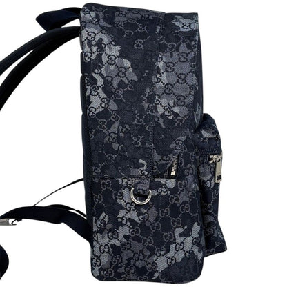 Gucci GG Denim Large Backpack Navy