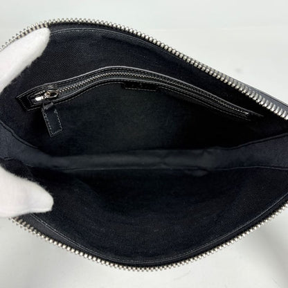 Gucci GG Pattern Shoulder Bag Crossbody Sherry Line Web Supreme Black