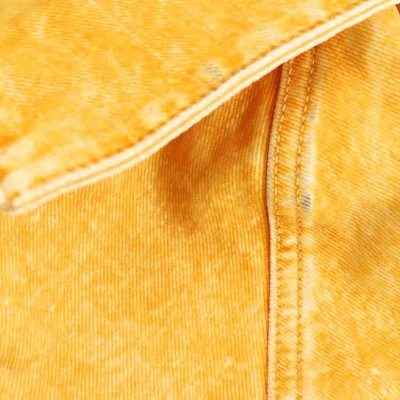 Loewe Polo Shirt Melon Denim Short Sleeve 42 Orange