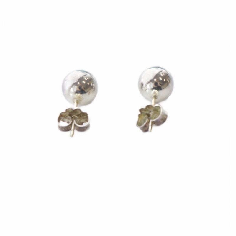 Tiffany & Co Ball Earrings 925 Sterling Silver SR