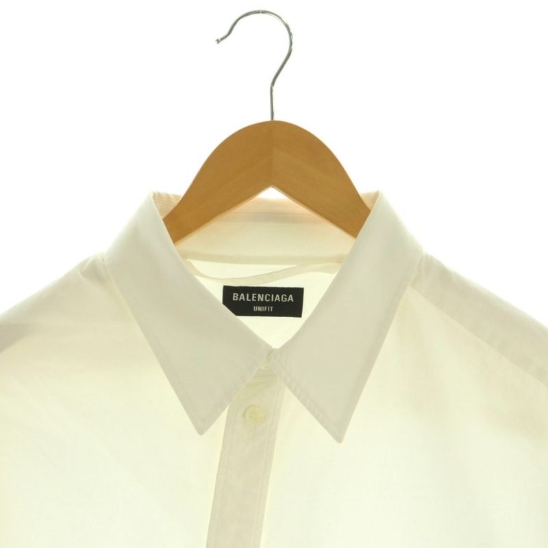 Balenciaga Unifit Overshirt Long Sleeve M White