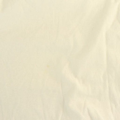 Dior Shawn Stussy Logo Embroidery Short Sleeve T-Shirt Cotton L White