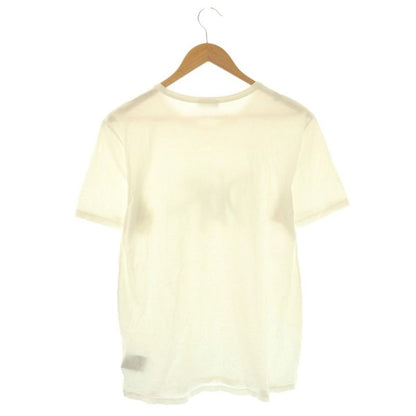 Dior Shawn Stussy Logo Embroidery Short Sleeve T-Shirt Cotton L White