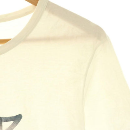 Dior Shawn Stussy Logo Embroidery Short Sleeve T-Shirt Cotton L White