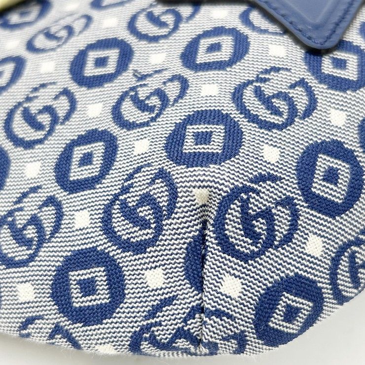 Gucci Waist Bag Children's Blue Canvas Star Gglogo