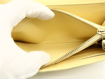Louis Vuitton Wallet Portefeuille Sarah NM Jaune Nano Monogram Gold