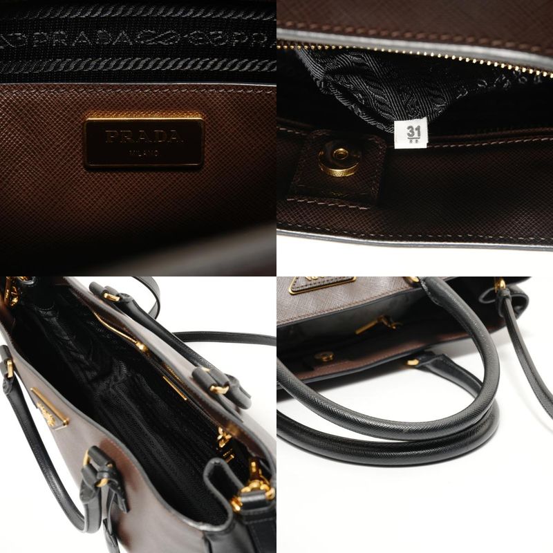 Prada Handbag Saffiano Galleria 2-Way