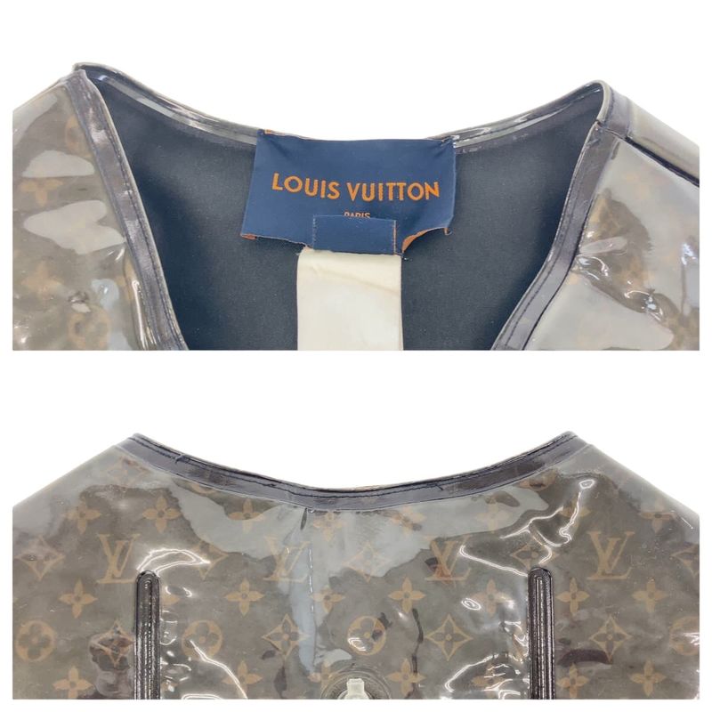 Louis Vuitton Inflatable Monogram Virgil Abloh 48 Brown Vinyl Polyester Vest