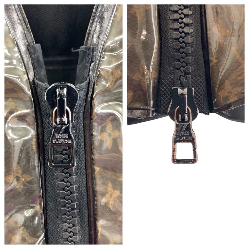Louis Vuitton Inflatable Monogram Virgil Abloh 48 Brown Vinyl Polyester Vest