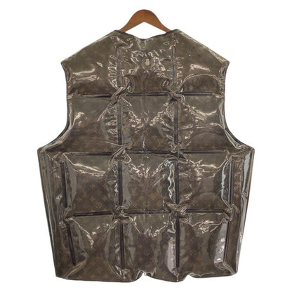 Louis Vuitton Inflatable Monogram Virgil Abloh 48 Brown Vinyl Polyester Vest