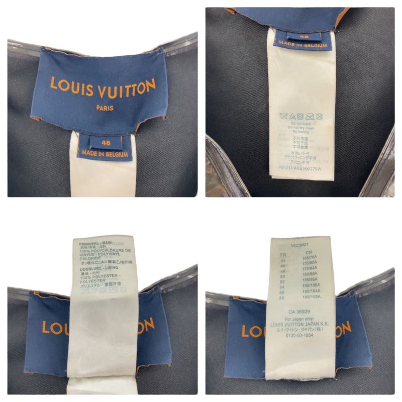 Louis Vuitton Inflatable Monogram Virgil Abloh 48 Brown Vinyl Polyester Vest