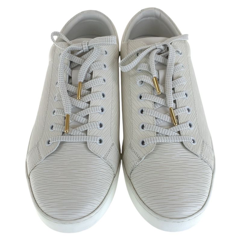 Louis Vuitton Epi 8 26.5 White Sneakers Low Cut